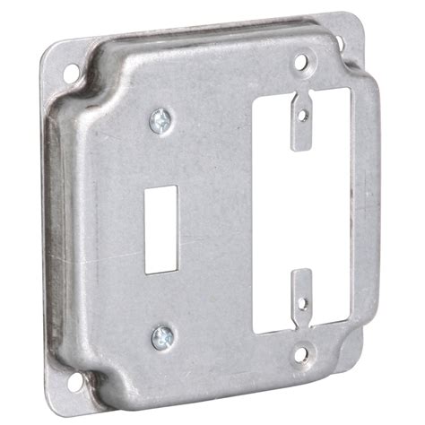 raco 2-gang square metal electrical box cover|raco electrical catalog.